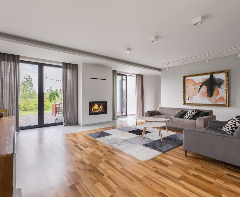 Image of wood flooring in living room