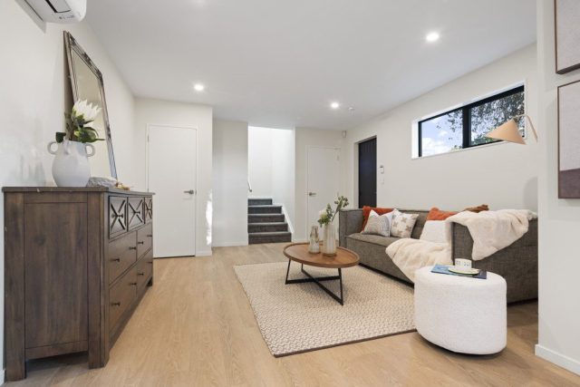 Creamy Chai SPC Flooring Installed in an Auckland Home